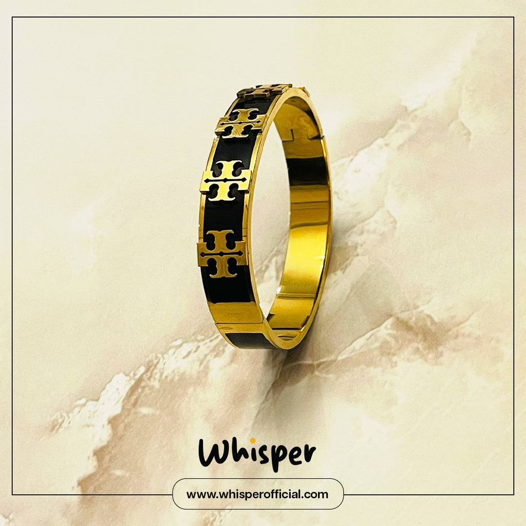 Noir Crest Anti-Tarnish Bangle