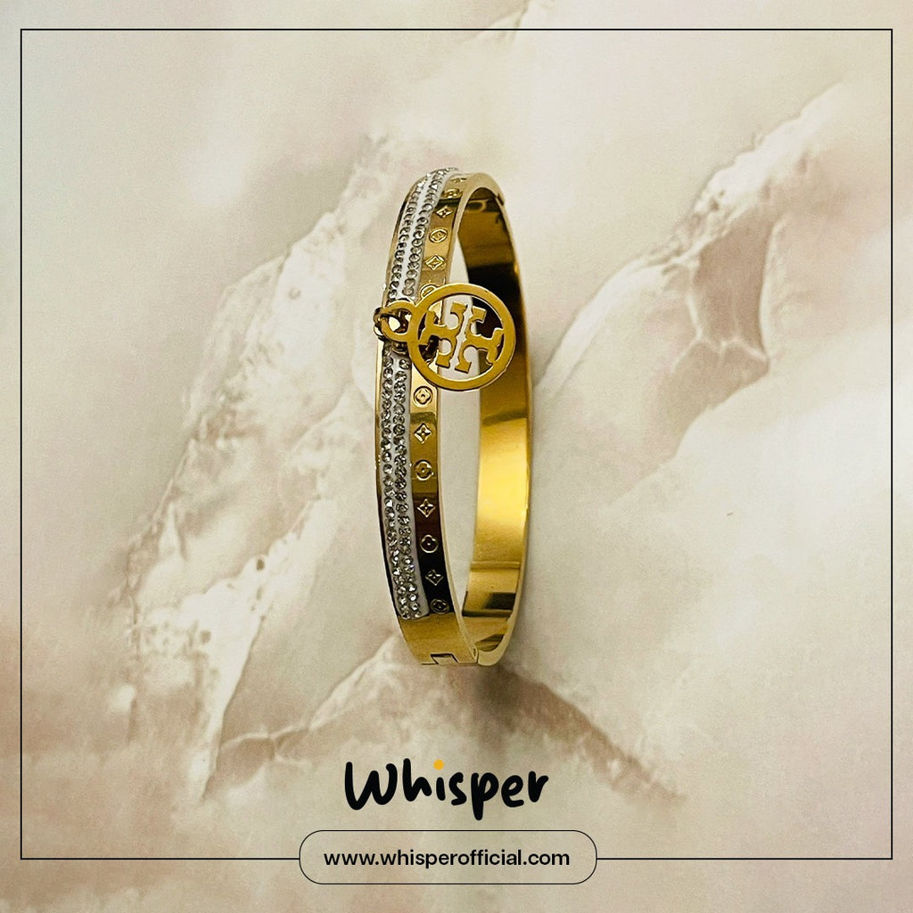 Crystal Charm Luxe Bangle