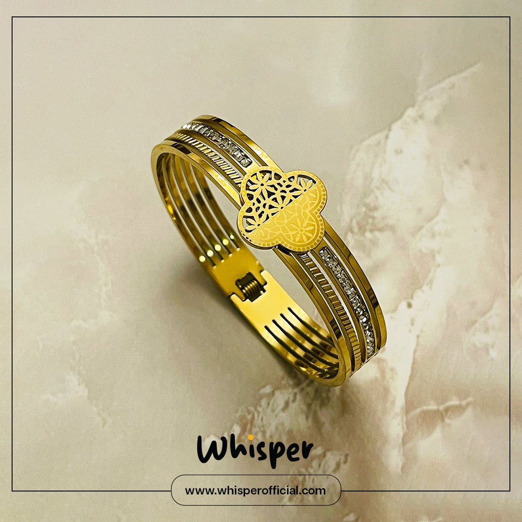 Golden Blossom Luxe Bangle