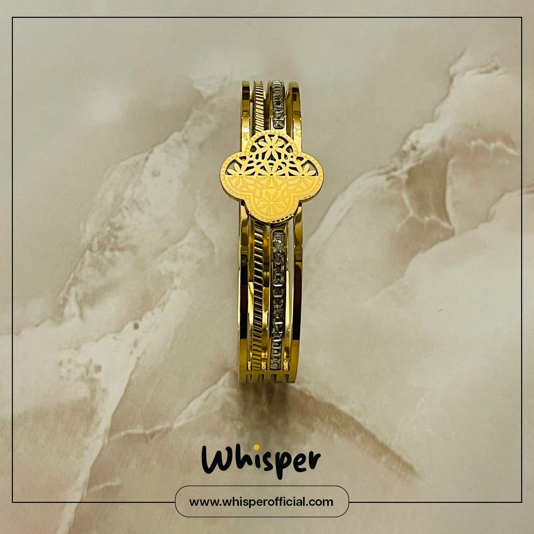 Golden Blossom Luxe Bangle