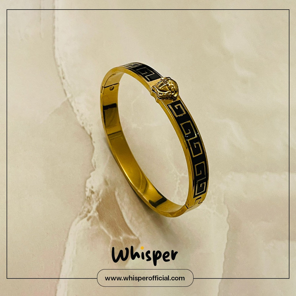 Black Royal Lion Bangle