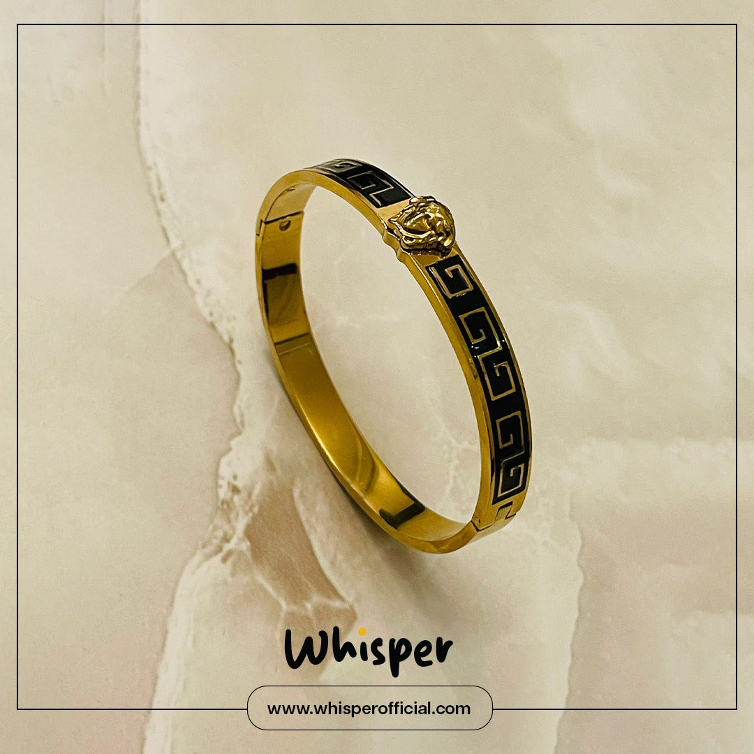 Black Royal Lion Bangle