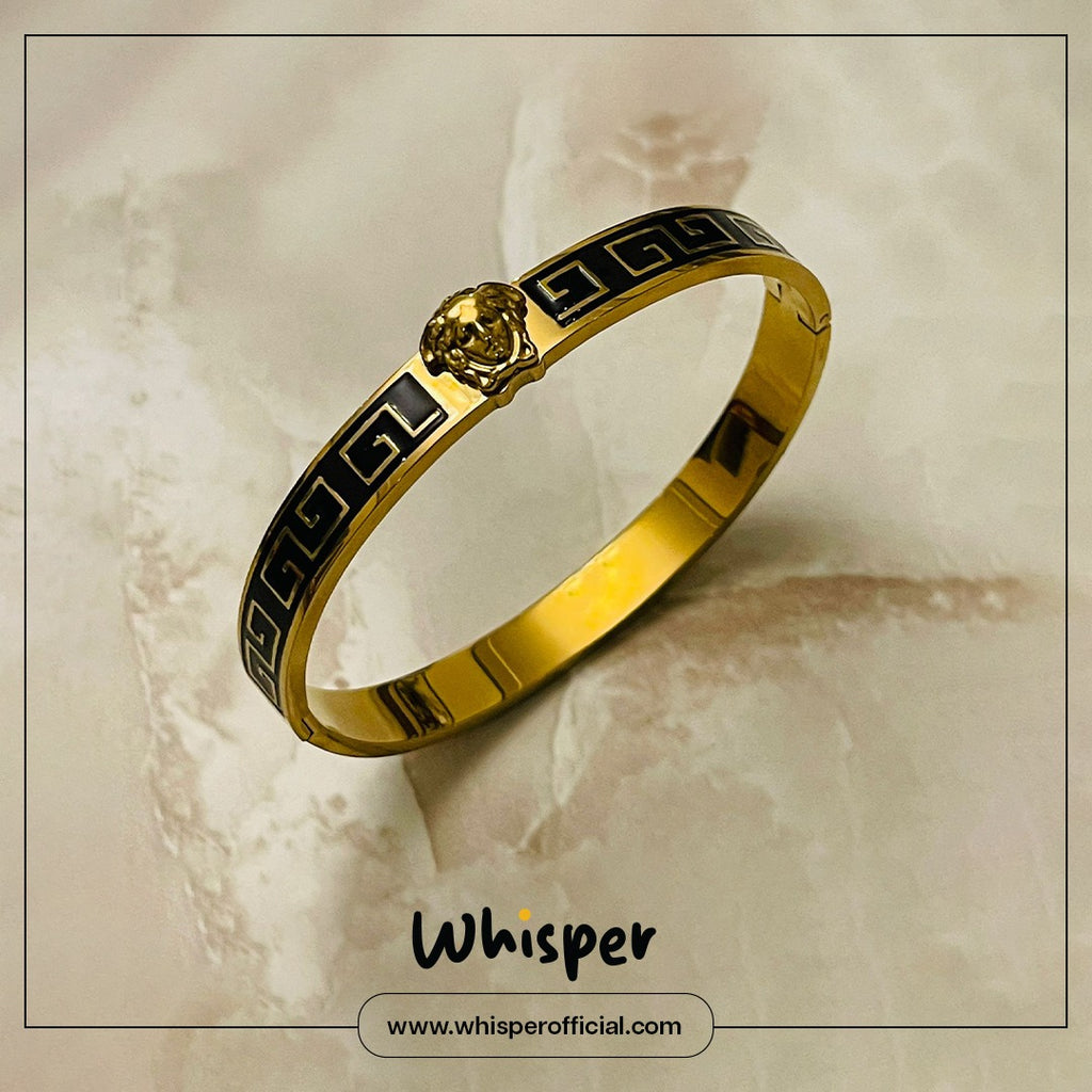 Black Royal Lion Bangle