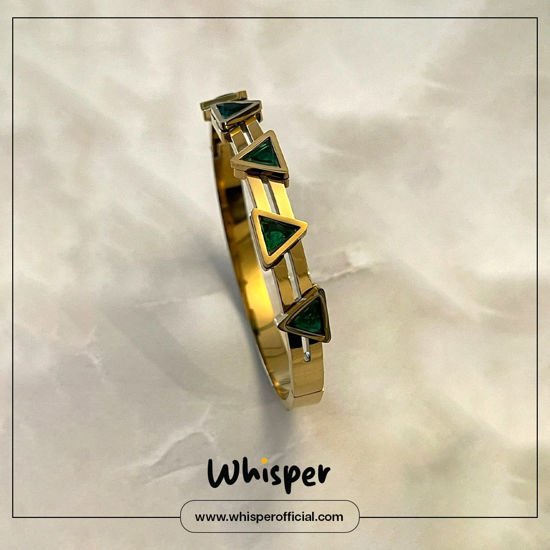 Emerald Triangle Bangle