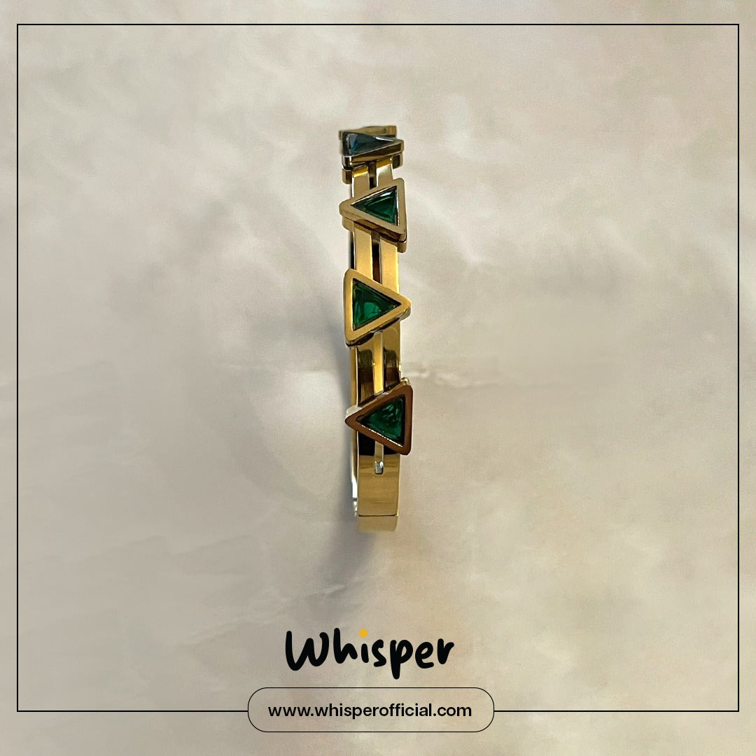 Emerald Triangle Bangle