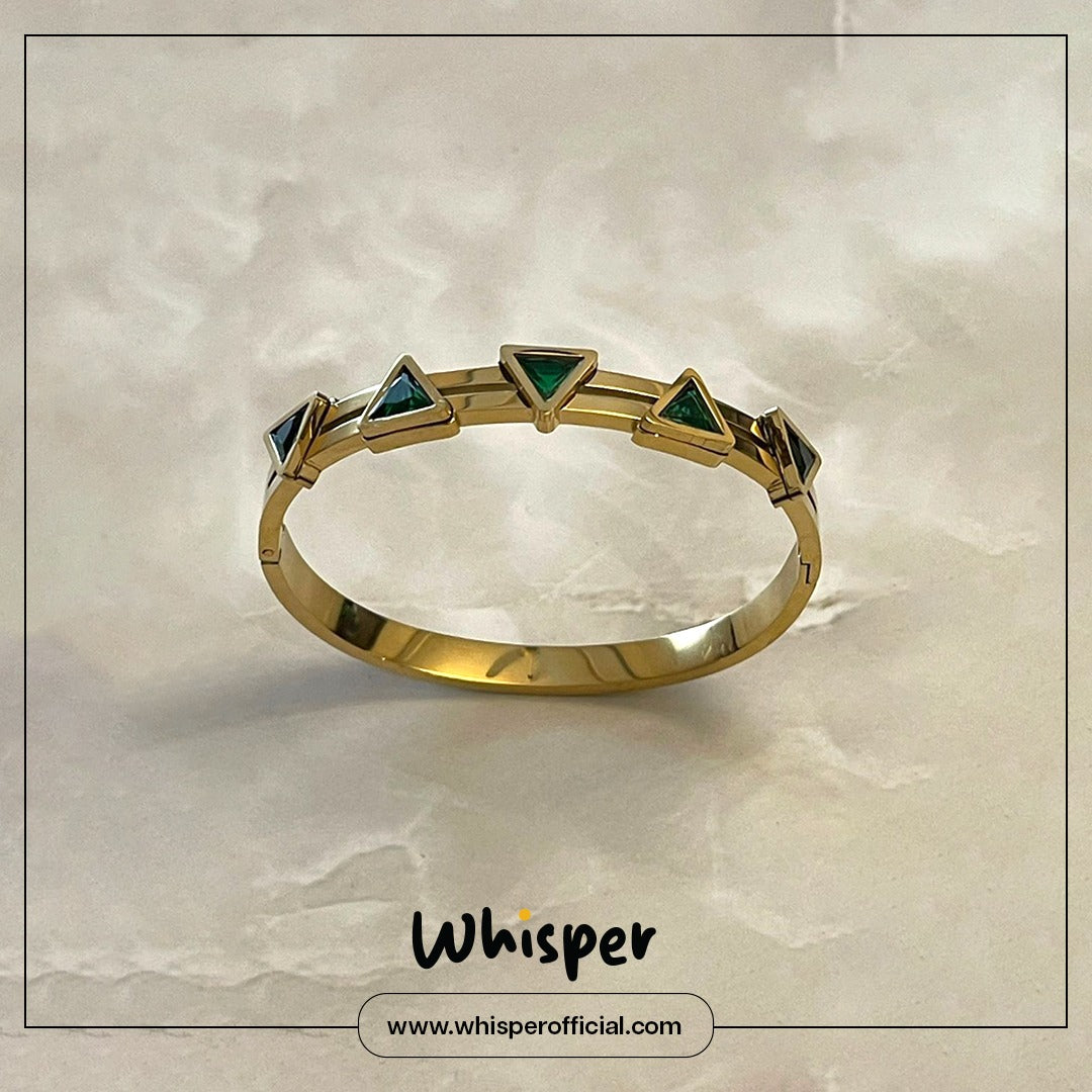 Emerald Triangle Bangle