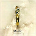 Midnight Clover Elegance Bangle