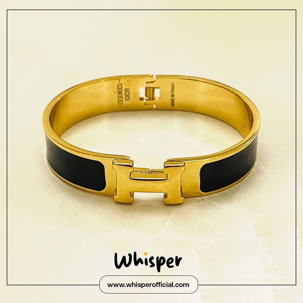 Midnight Luxe H-Style Bangle