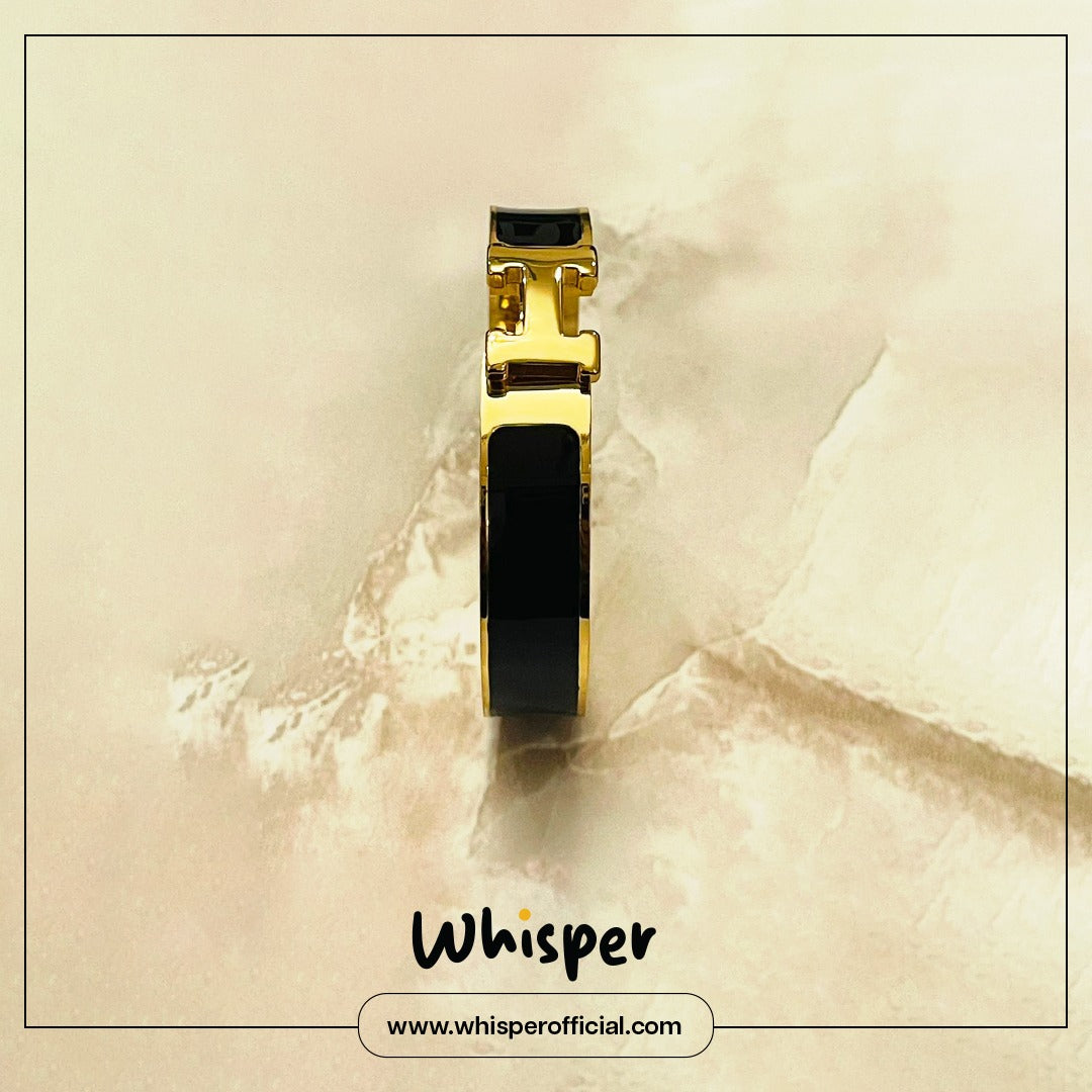 Midnight Luxe H-Style Bangle