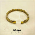 Royal Weave Open Cuff Bangle