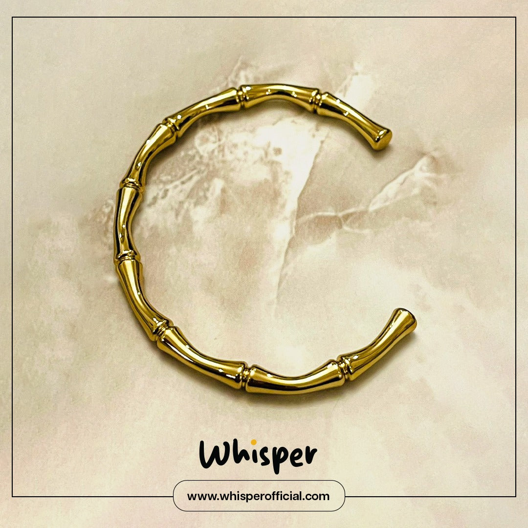 Imperial Bamboo Cuff Bangle