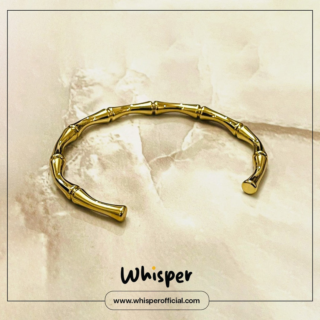 Imperial Bamboo Cuff Bangle