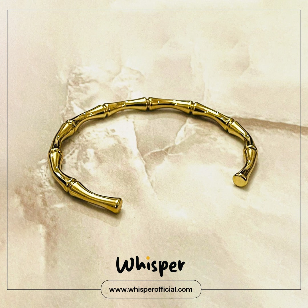 Imperial Bamboo Cuff Bangle
