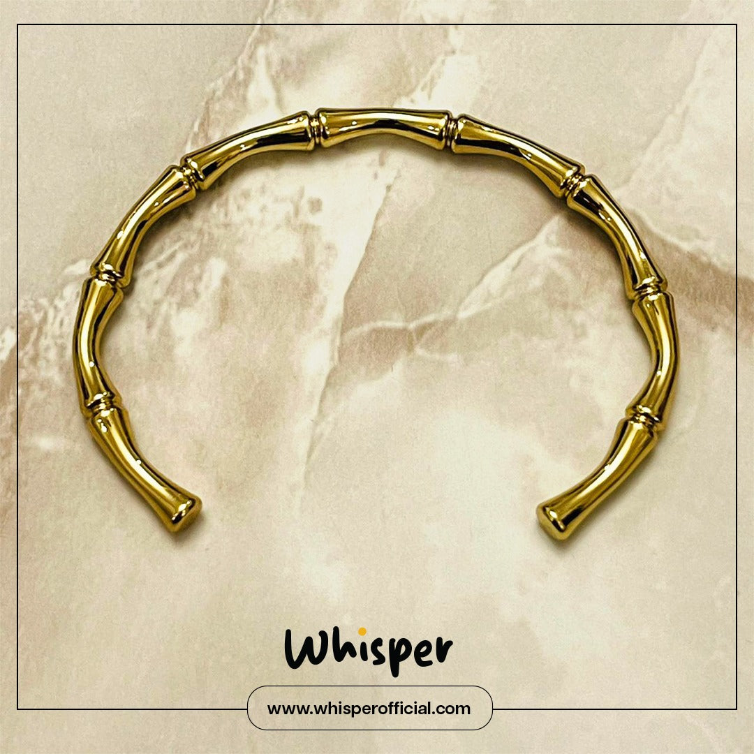 Imperial Bamboo Cuff Bangle