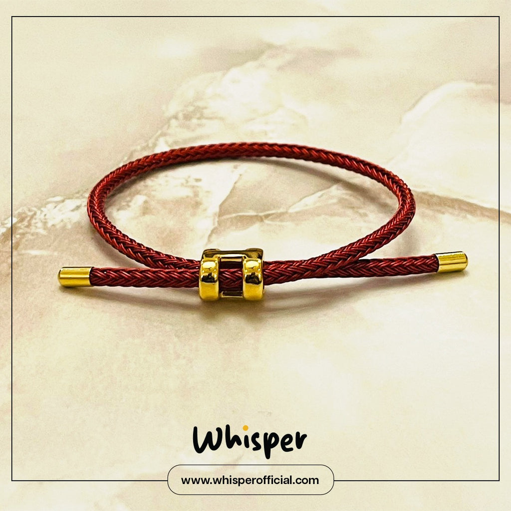 Crimson Knot Adjustable Bracelet