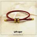 Crimson Knot Adjustable Bracelet