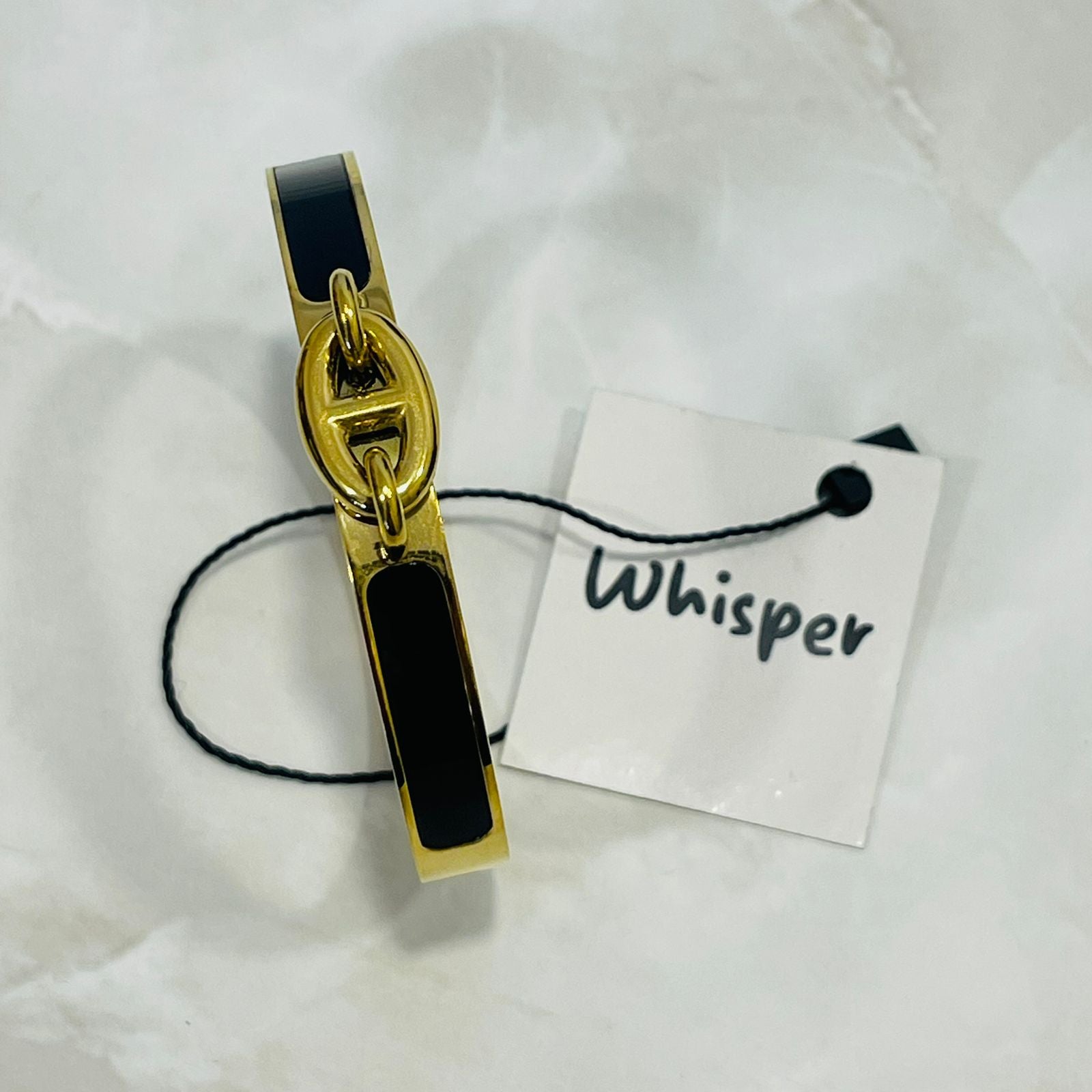 Noir Link Bangle