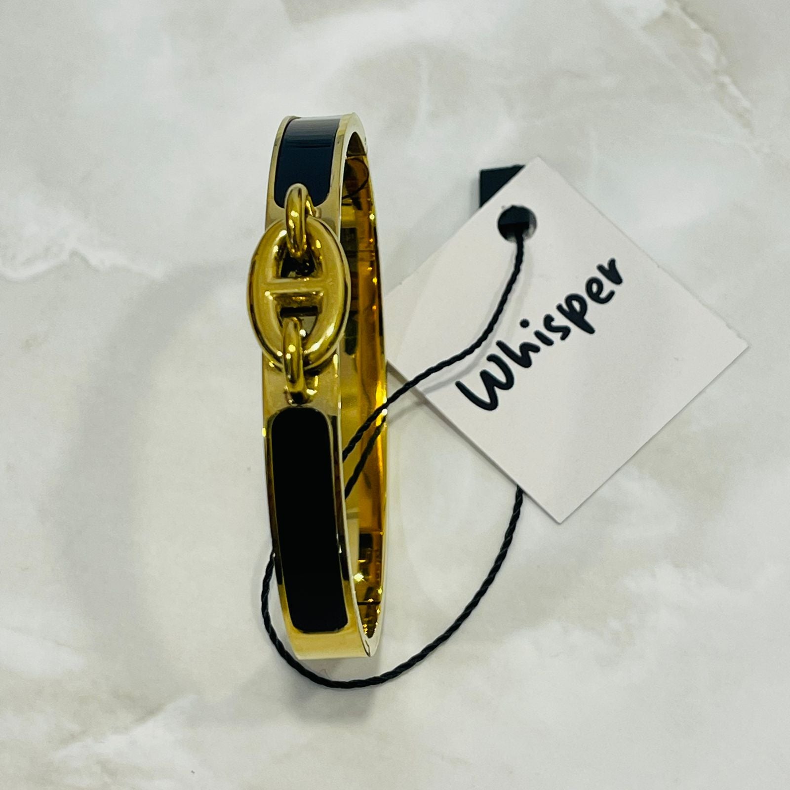 Noir Link Bangle