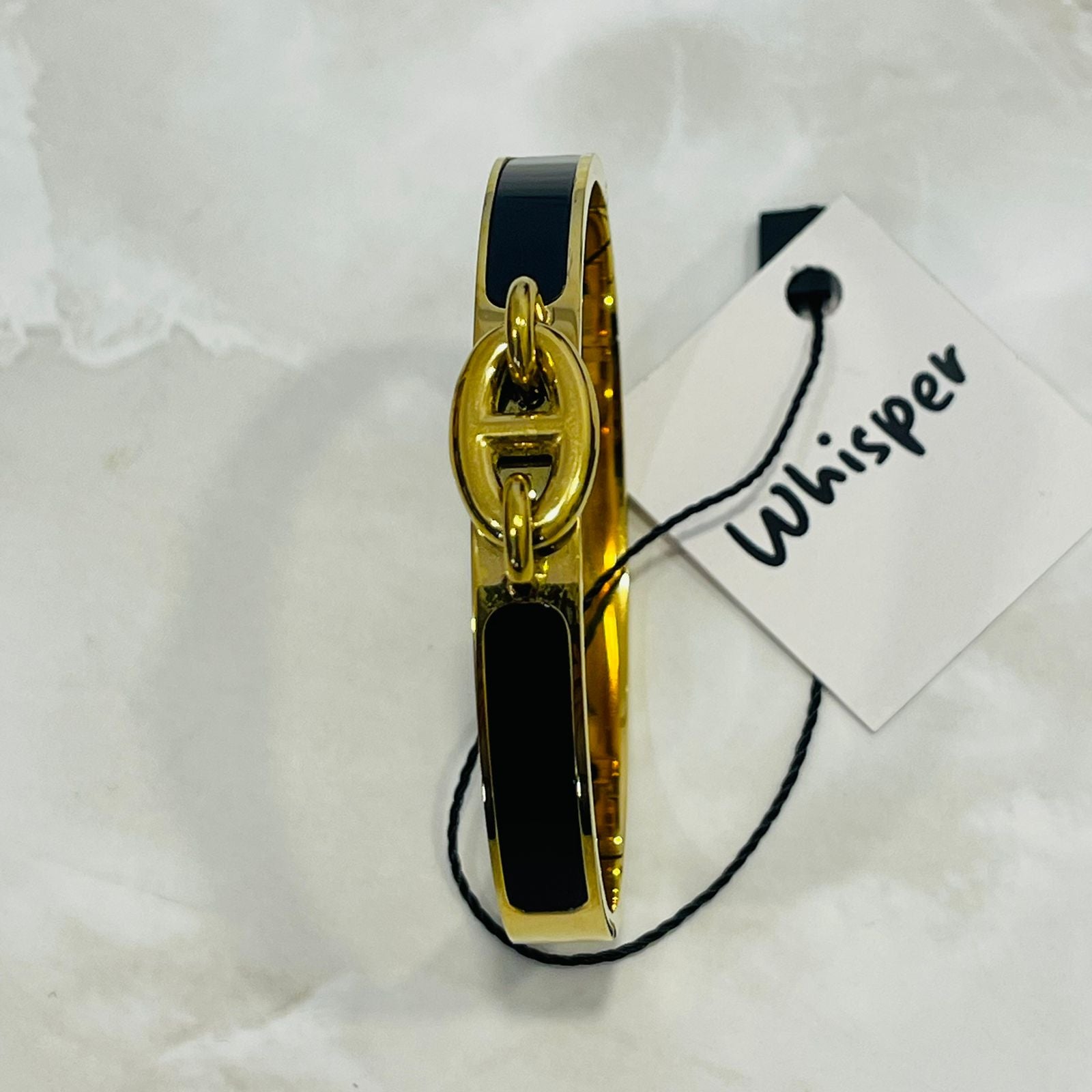 Noir Link Bangle