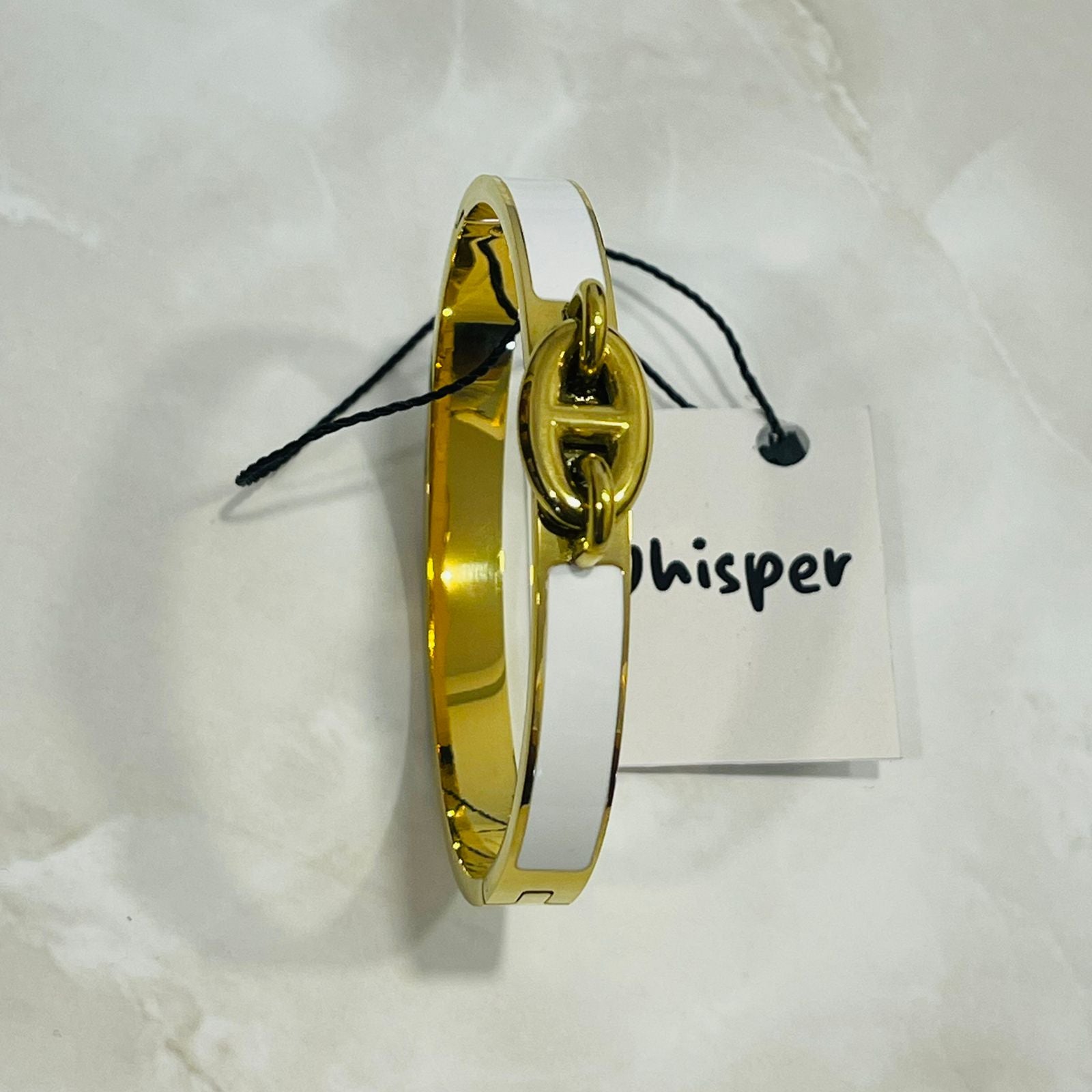 Noir Link Bangle