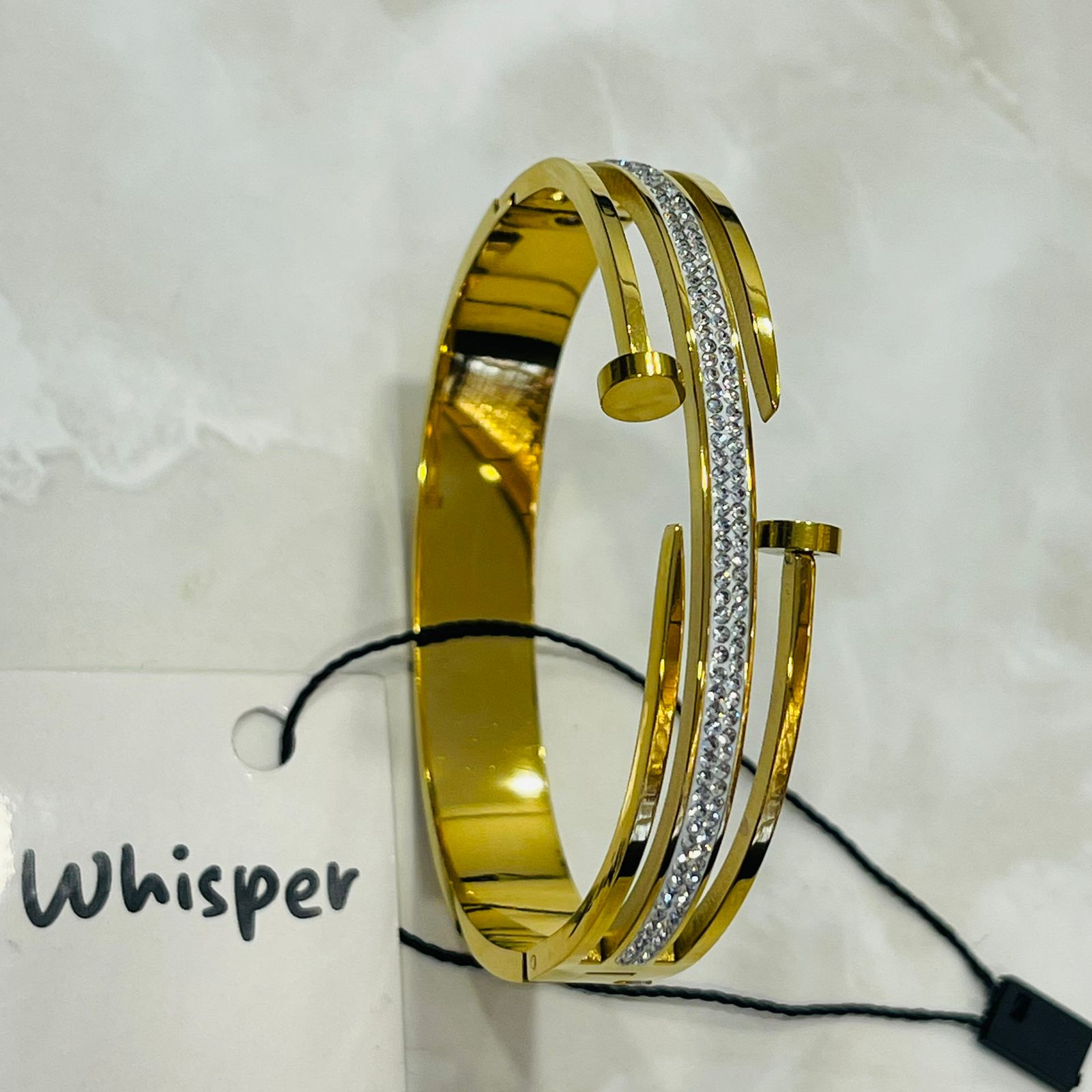 Crystal Nail Bangle