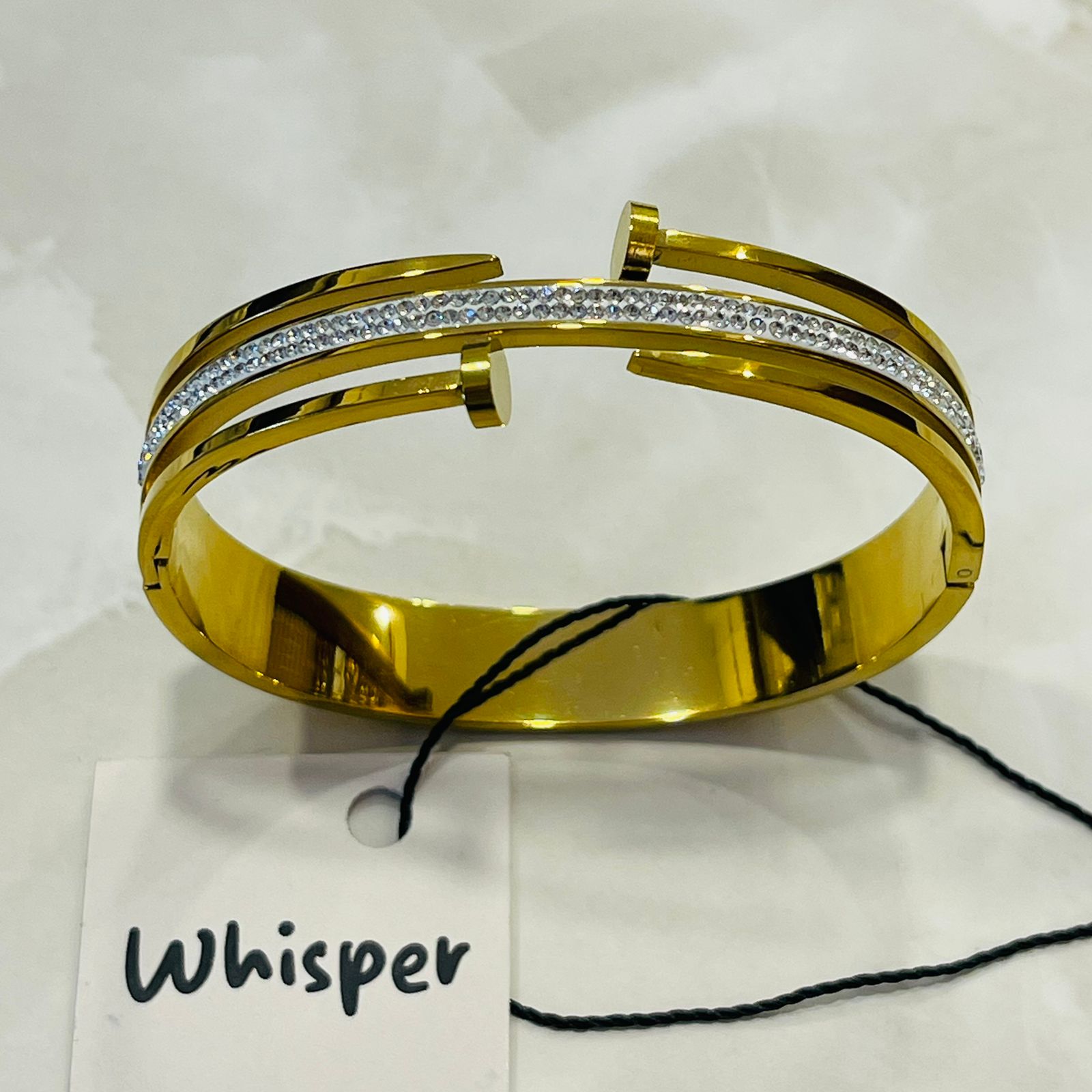Crystal Nail Bangle