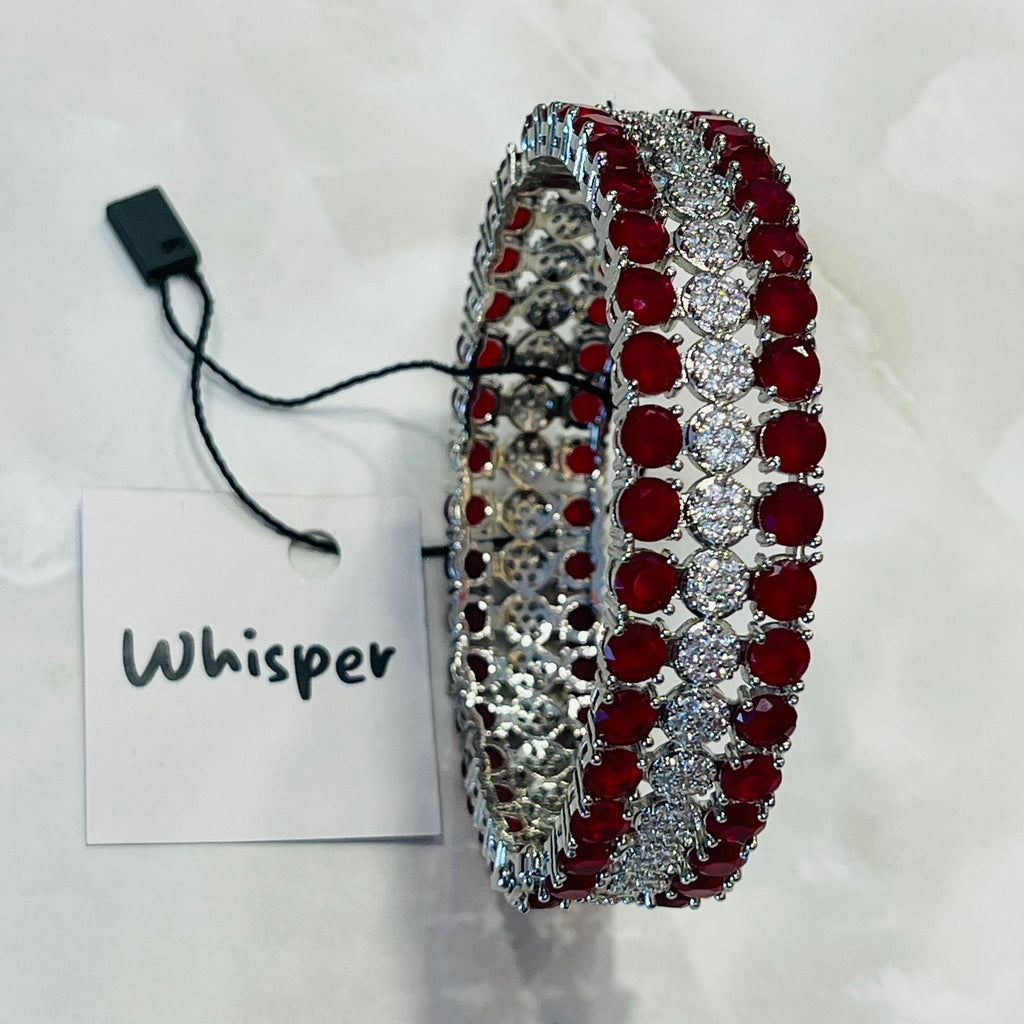 Ruby Sparkle Bangle