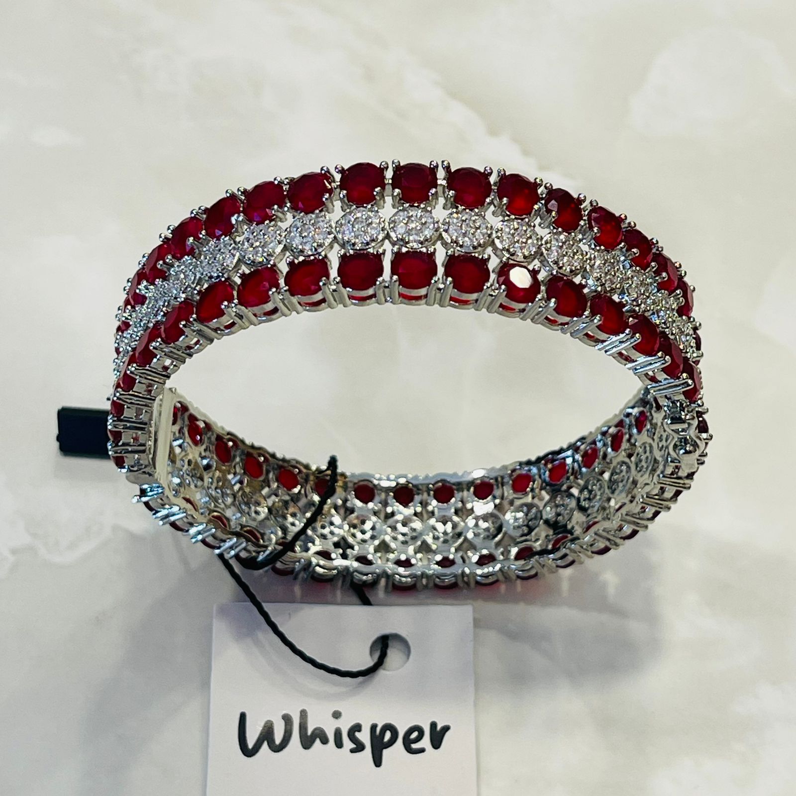 Ruby Sparkle Bangle