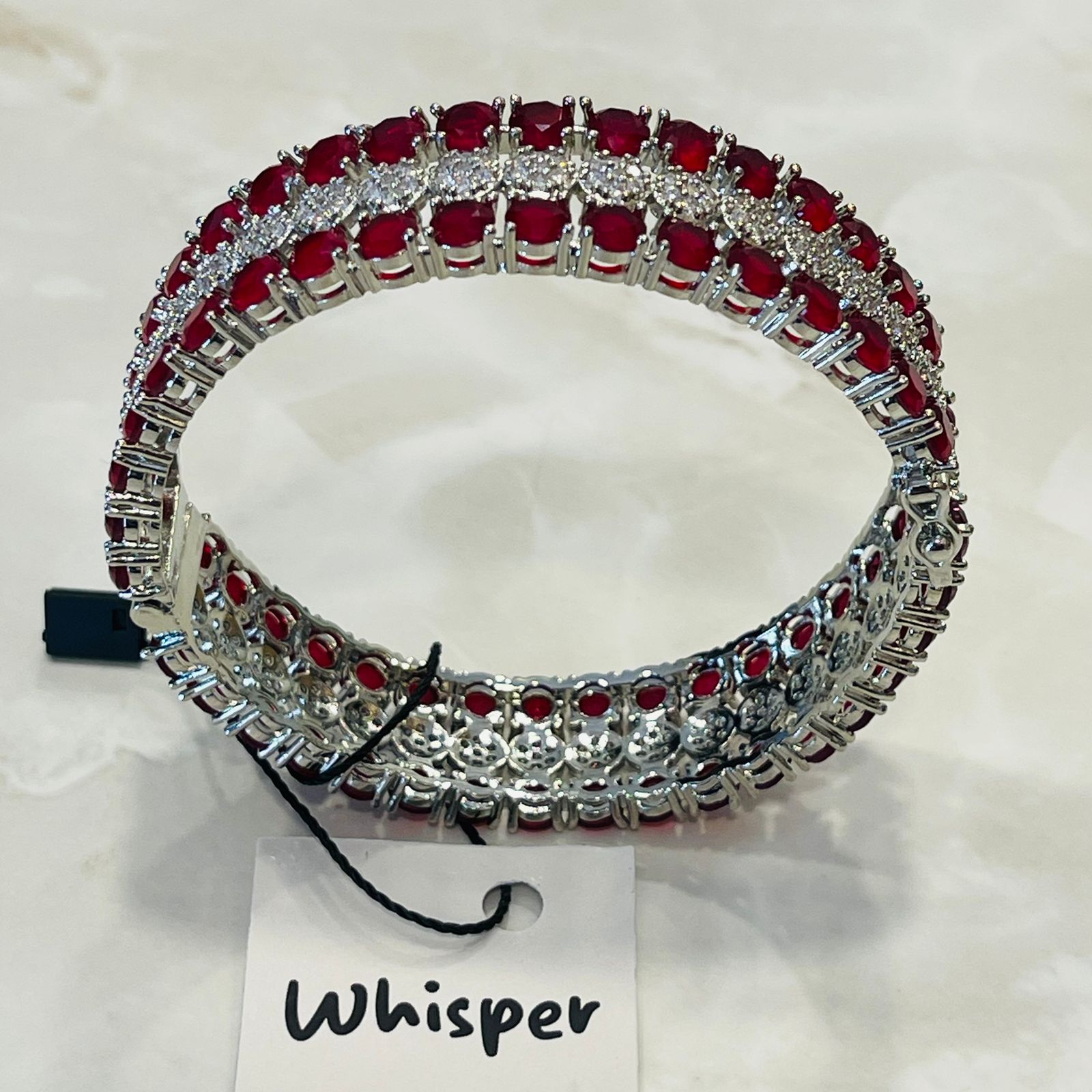 Ruby Sparkle Bangle
