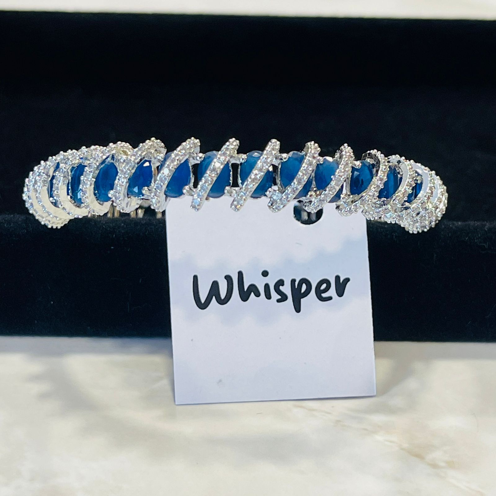 Sapphire Glow Bangle
