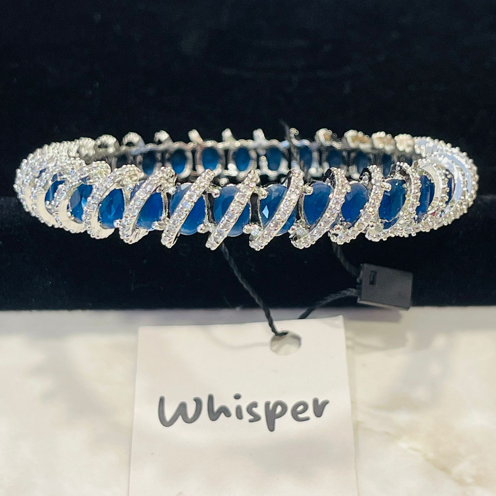 Sapphire Glow Bangle