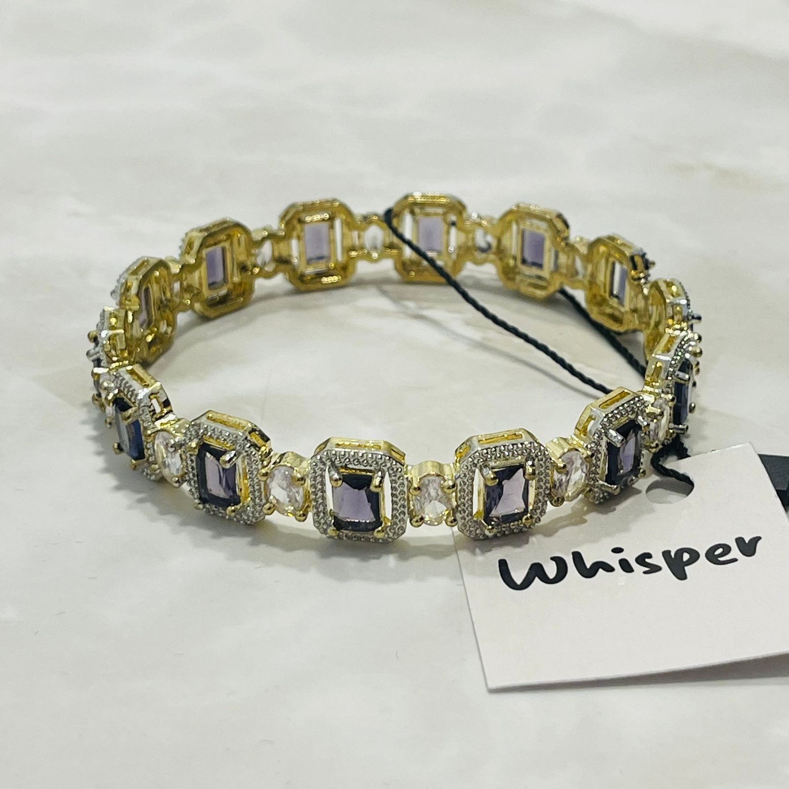 Midnight Crystal Bangle