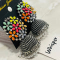 Floral Jhumka Earrings
