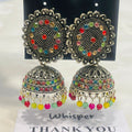 Rainbow Antique Jhumka Earrings