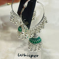 Emerald Chand Hoop Jhumka