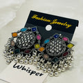 Rainbow Stone Antique Jhumka