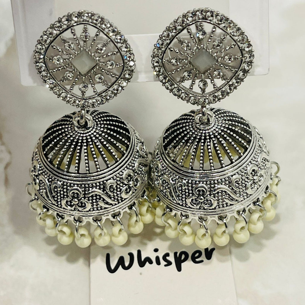 Elegant Pearl Dome Jhumka
