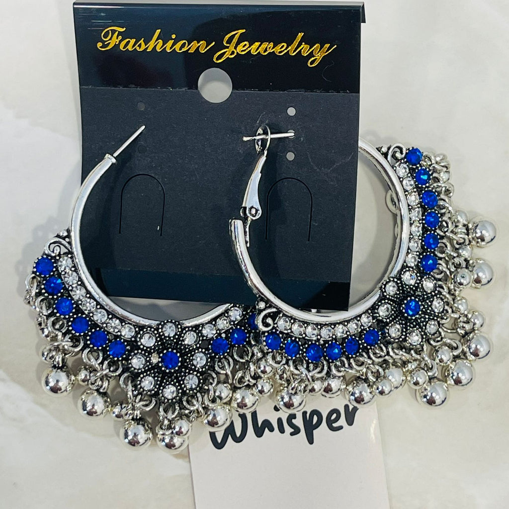 Sapphire Pearl Earrings