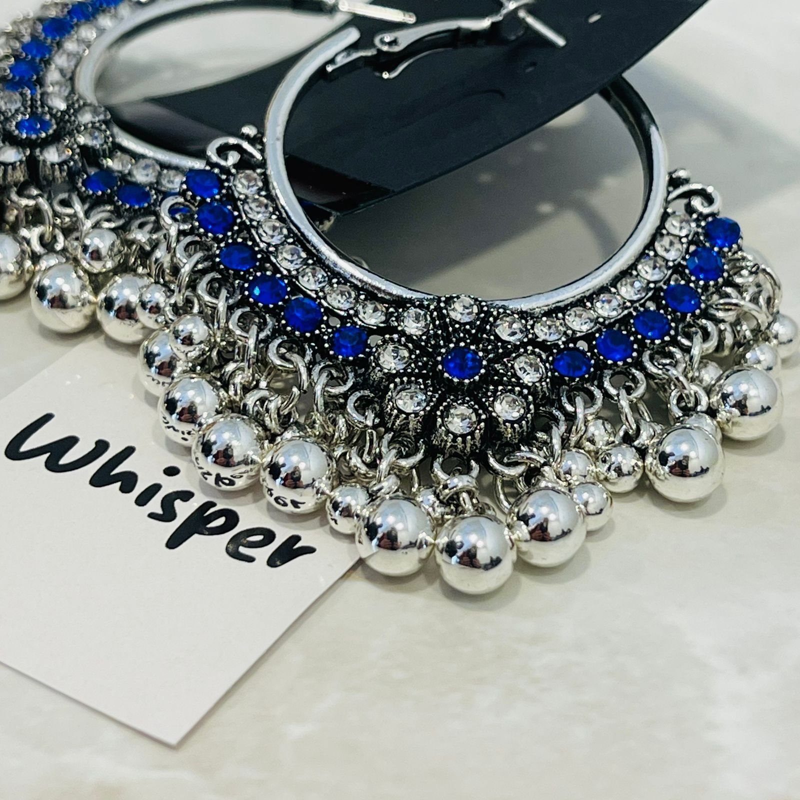 Sapphire Pearl Earrings