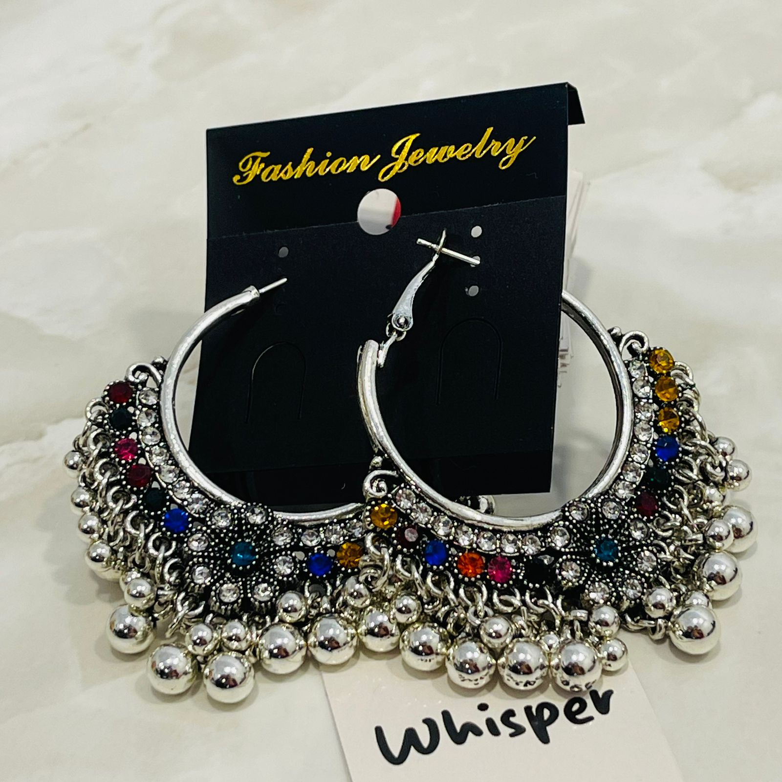 Multicolor Chandbali Earrings