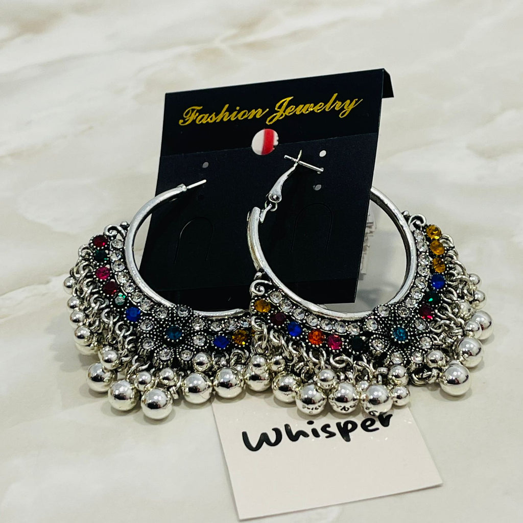 Multicolor Chandbali Earrings
