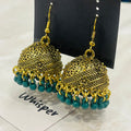 Emerald Antique Dome Jhumka