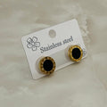 Roman Dial Black Studs) Description