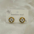 Clover Pearl Studs