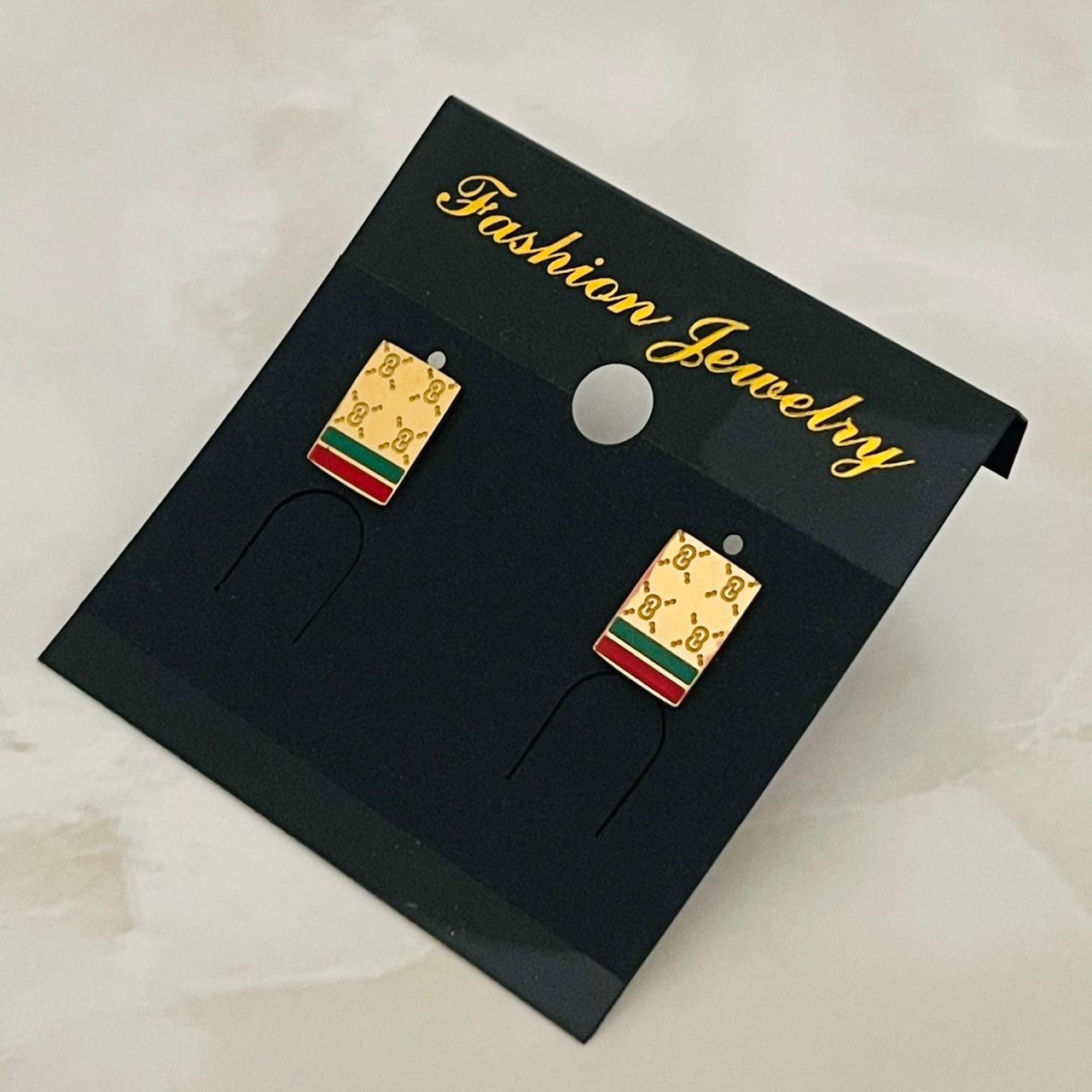 Stripe Luxe Studs)