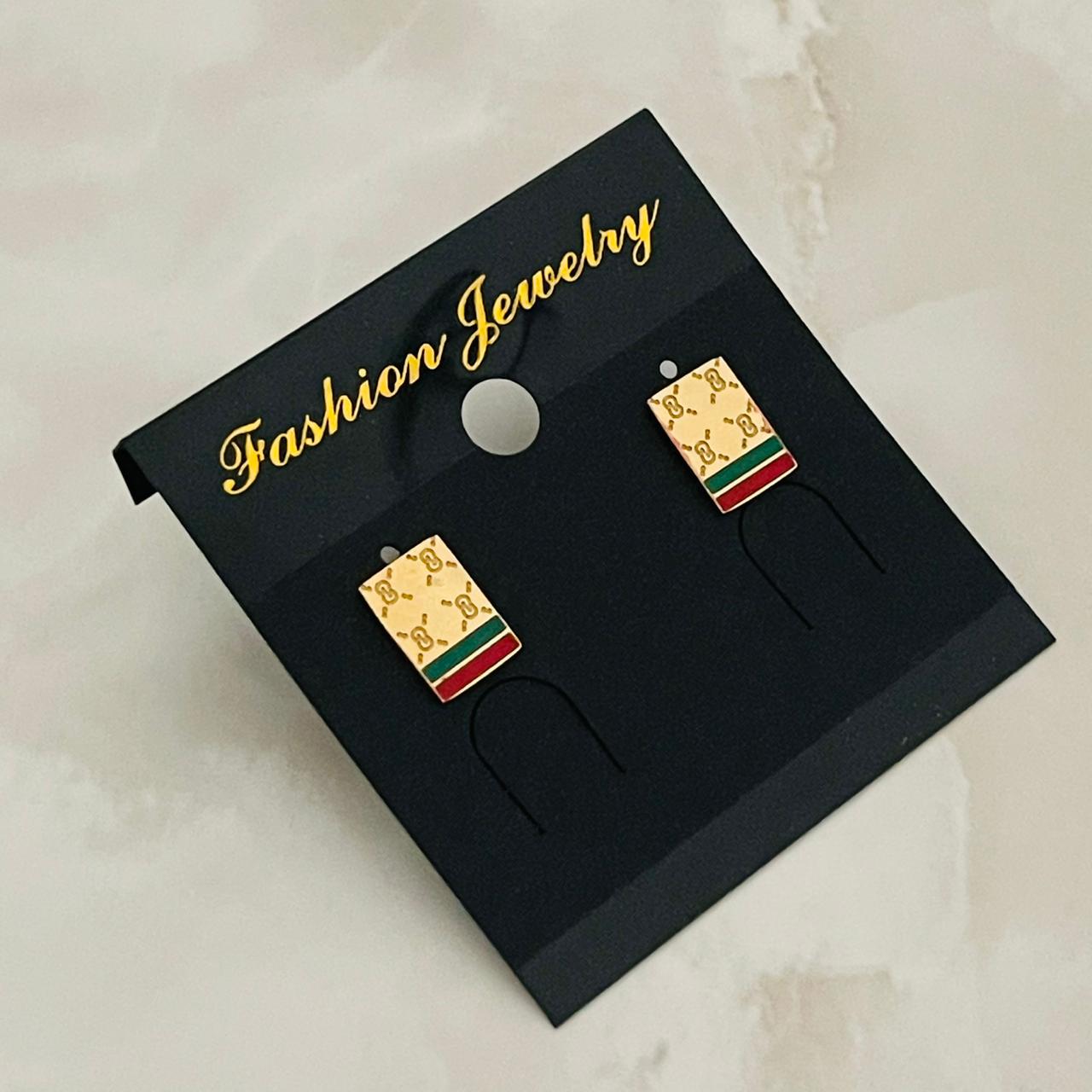 Stripe Luxe Studs)
