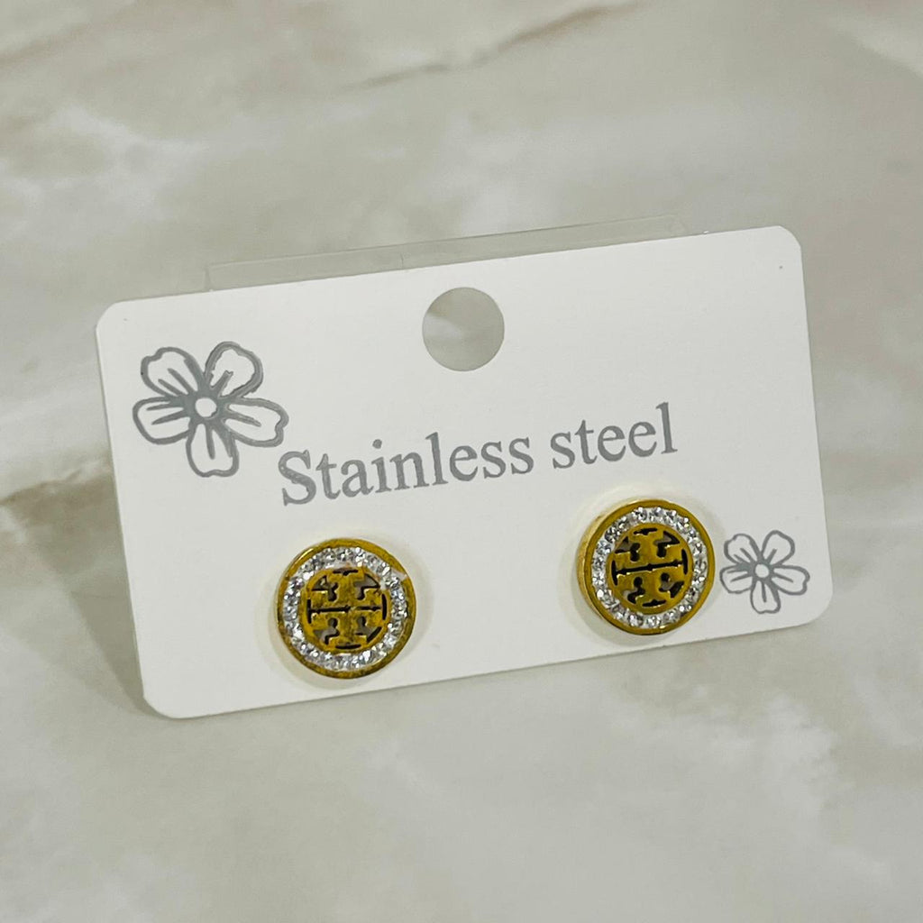 (Crystal Halo Classic Studs)