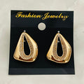 Gold Teardrop Earrings)