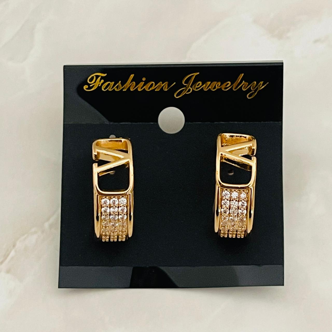 Gold Hoop Style Earrings