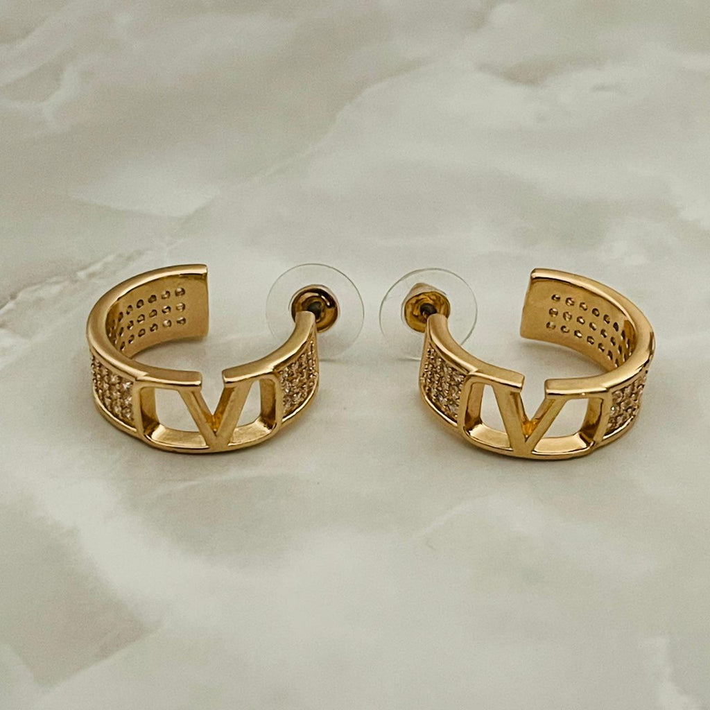 Gold Hoop Style Earrings